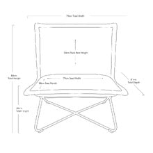 Roman Cowhide Leather Chair